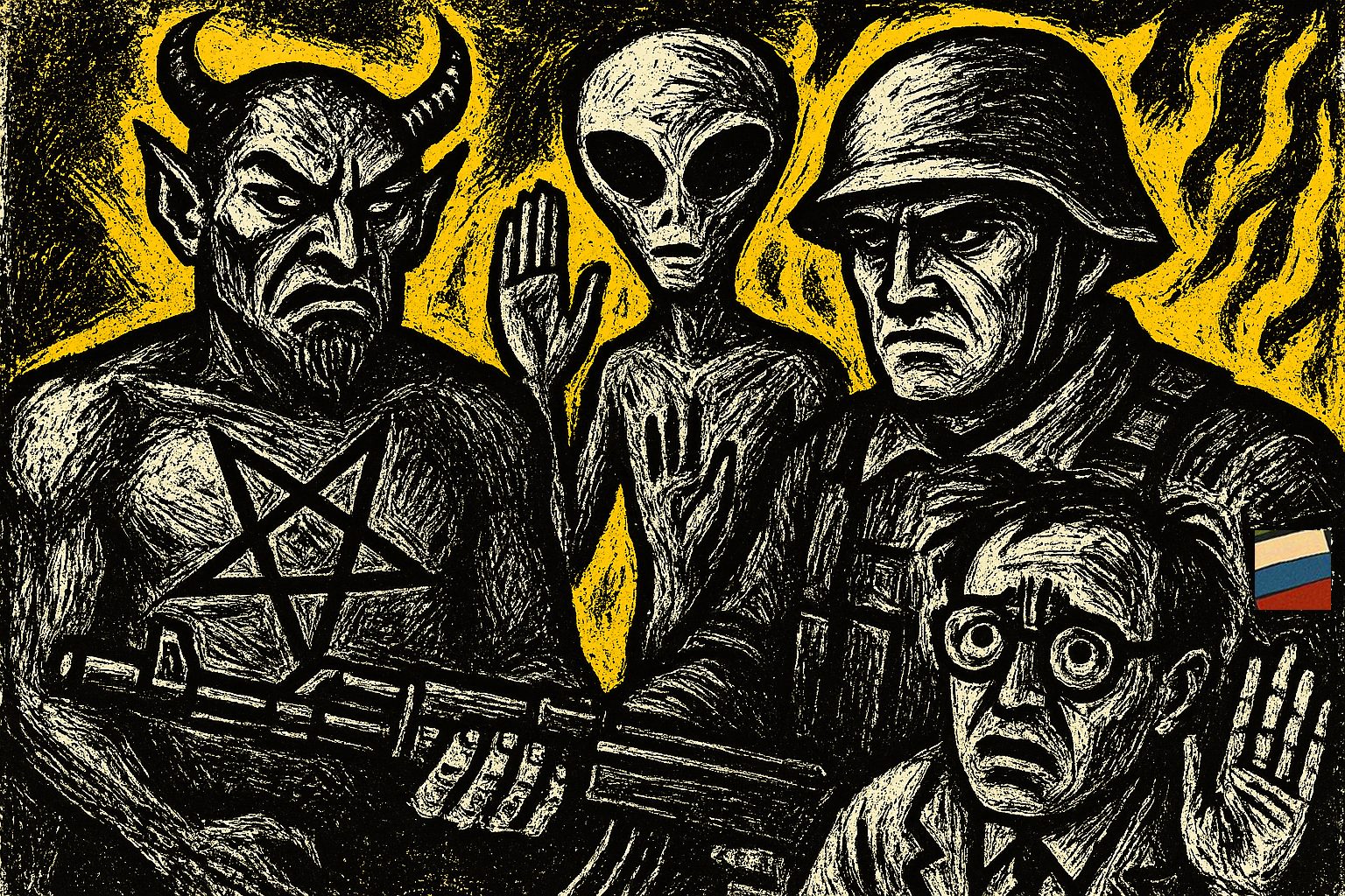 Russland 2025: Krieg gegen Satan, Außerirdische und den gesunden Menschenverstand
