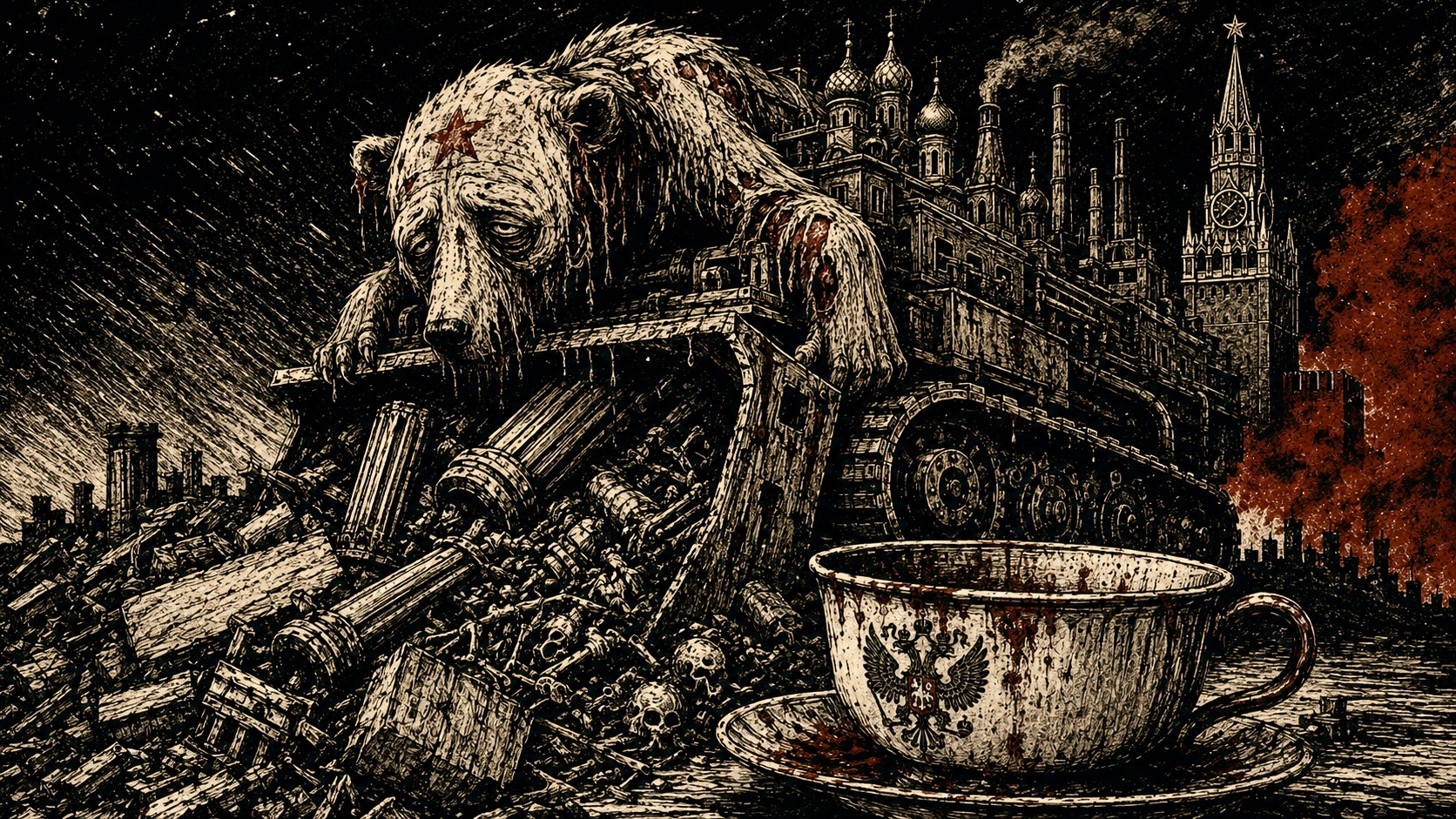 Die schmutzige [Silbertasse]